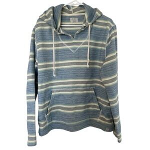 Lucky Brand Men’s Woven Hooded Sweatshirt Large